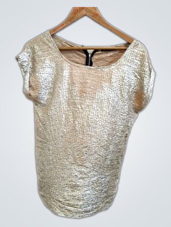 Mim Gold Sequined Top