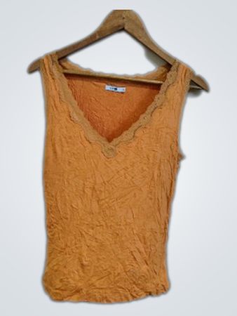 Autre Toun Orange Sleeveless Top