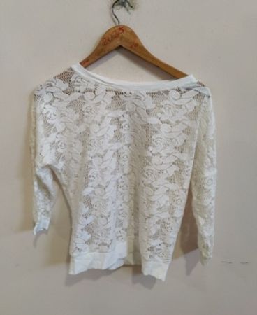 Atmosphere White Lace Top