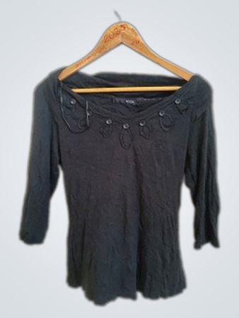Black Off-The-Shoulder Top