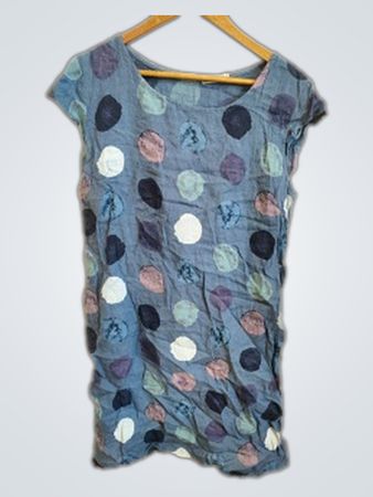 Blue Polka Dot Blouse