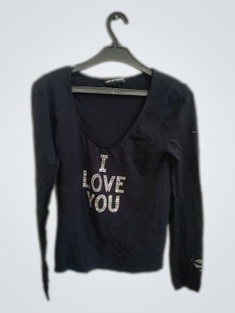 Love Sex Money Long Sleeve Top