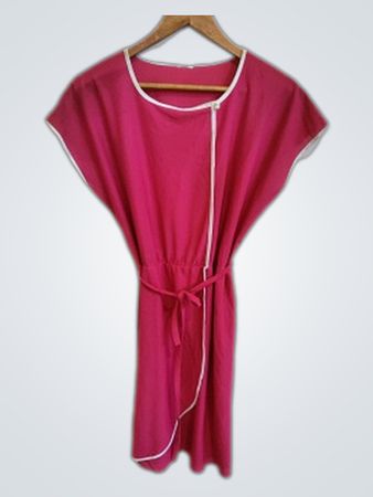 Pink Short Sleeve Dress