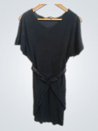Blanco Black Wrap Dress