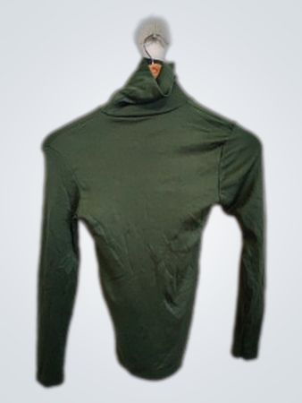 Green Turtleneck Sweater