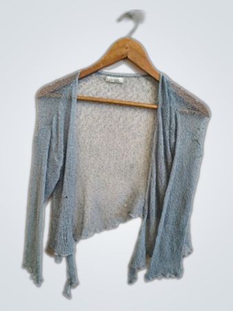 Blue Knitwear Top