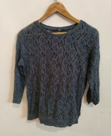 George Gray Lace Sweater