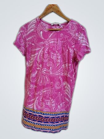 Pink Paisley Dress