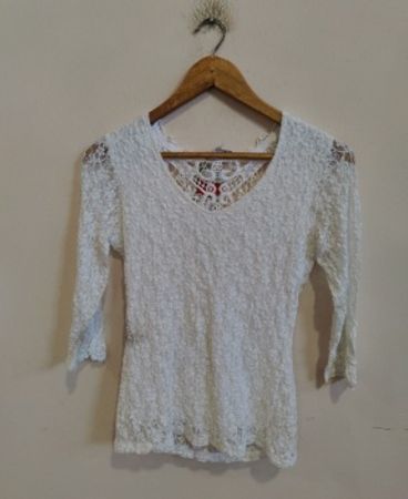 White Lace Blouse