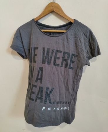 Gray T-Shirt with Text