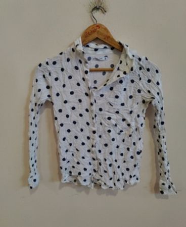 Pull&Bear Polka Dot Button-Down Shirt