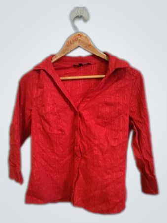 Red Long-Sleeve Shirt