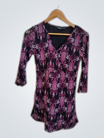 Lindex Purple Floral Dress