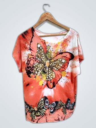 Butterfly Tie-Dye T-Shirt