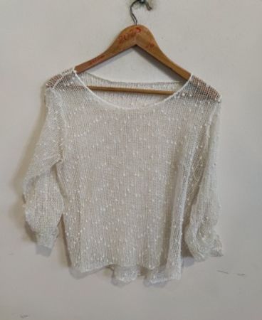 White Knit Sweater