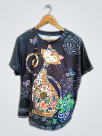 Black Graphic T-Shirt