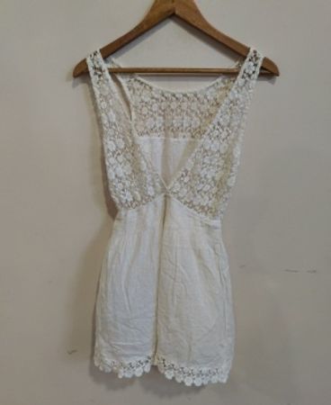 White Lace Romper