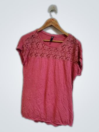 Pink Lace Top