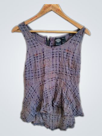 Harley Davidson Gray Tie-Dye Tank Top