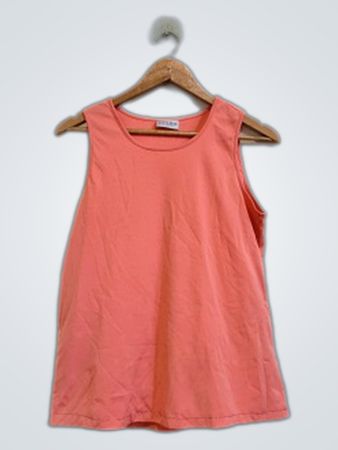 Canda Coral Sleeveless Top