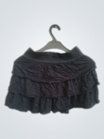 Black Ruffled Top