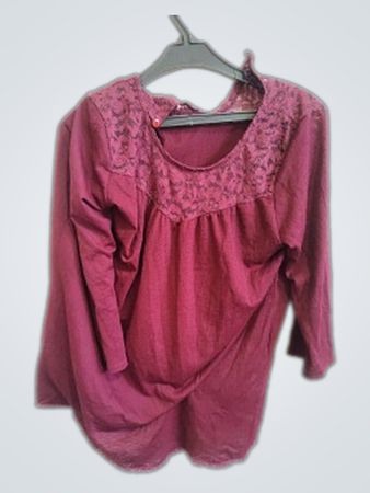 Fashion Palace Concept Purple Blouse