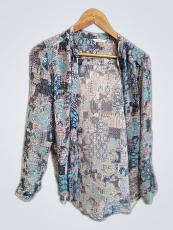 Camateu Blue Patterned Shirt