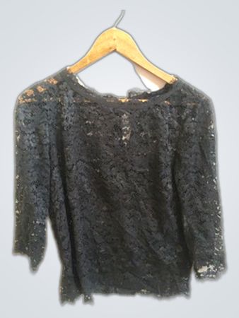 Black Lace Blouse