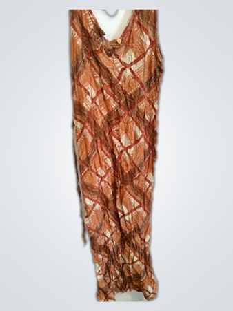 Orange Crochet Dress