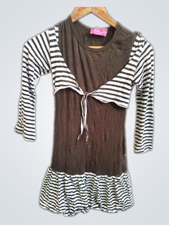 incandescence Striped Tie Top