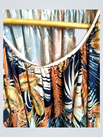 Tropical Print Top
