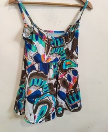Multicolored Floral Pattern Dress