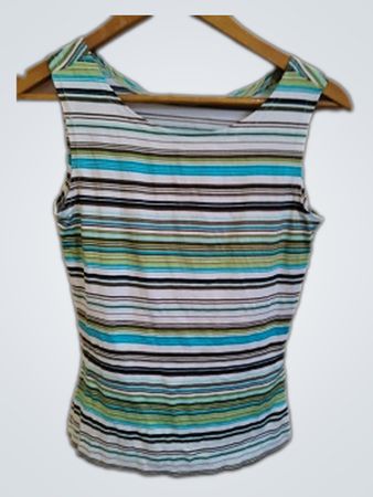 More & More Striped Tank Top