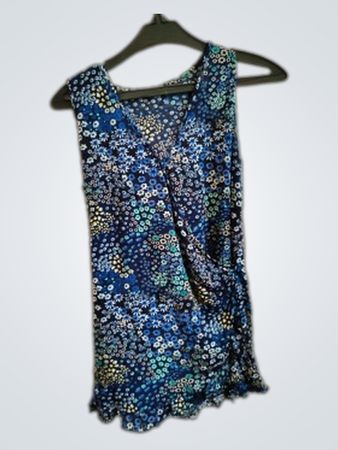 Leonik Blue Floral Dress