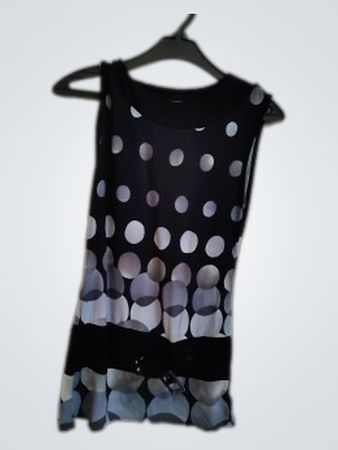 Black and White Polka Dot Dress