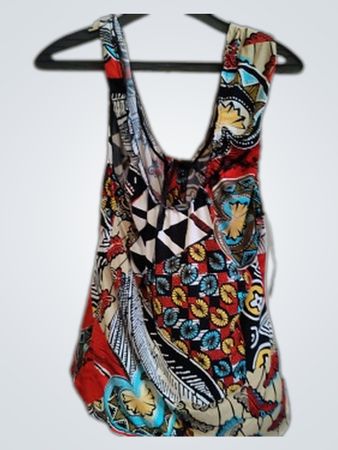 Multicolored Patterned Tank Top