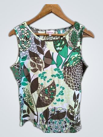 Biaggini Floral Sleeveless Top