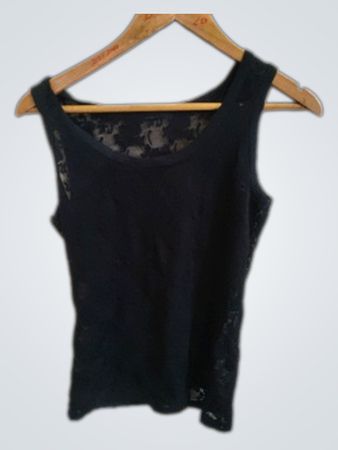Unbranded Black Lace Cami Top