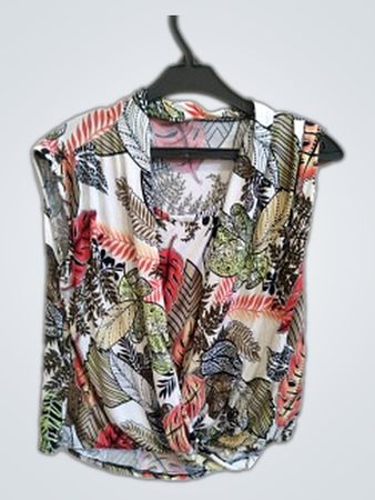Blouse with Floral Pattern