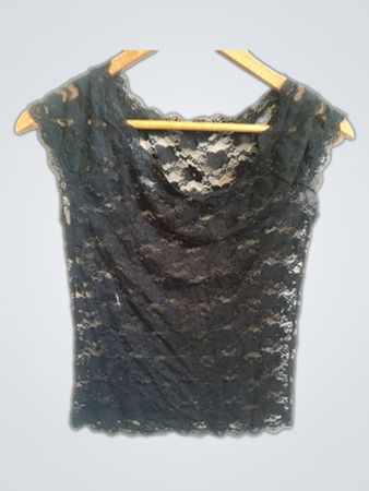 Victoria's Secret Black Lace Top
