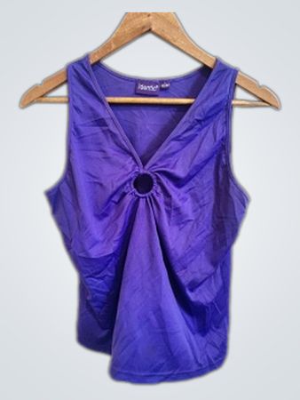 Identic Purple Sleeveless Top