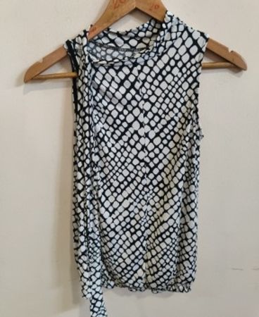 Black and White Patterned Top