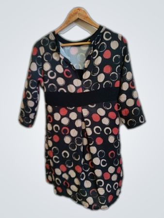 Blouse with Polka Dot Pattern