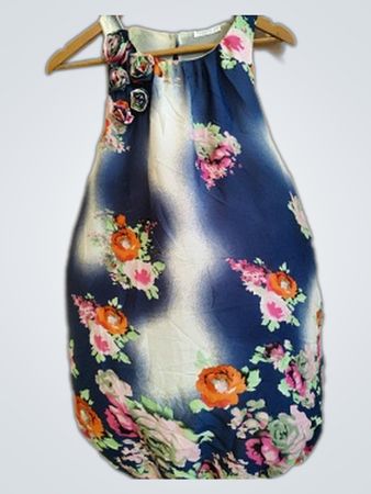 Paquirys Floral Halter Neck Dress