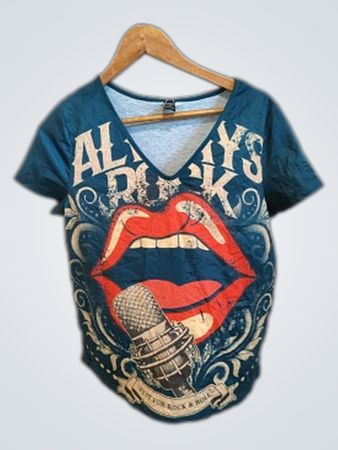Blue Graphic T-Shirt