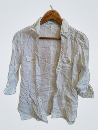 White Button-Down Shirt