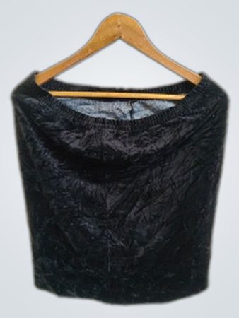 Black Velvet Tube Top