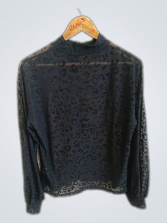 Black Lace Blouse