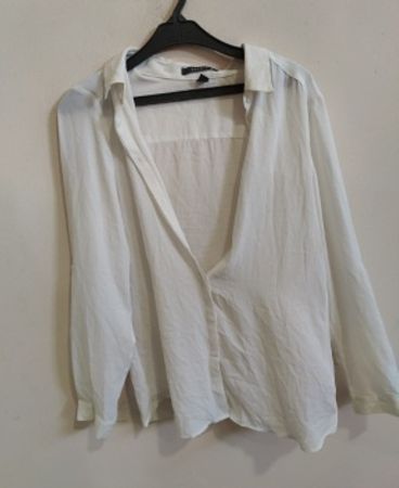 Esprit White Button-Down Shirt
