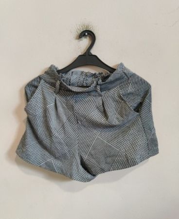 Pull&Bear Gray Plaid Top